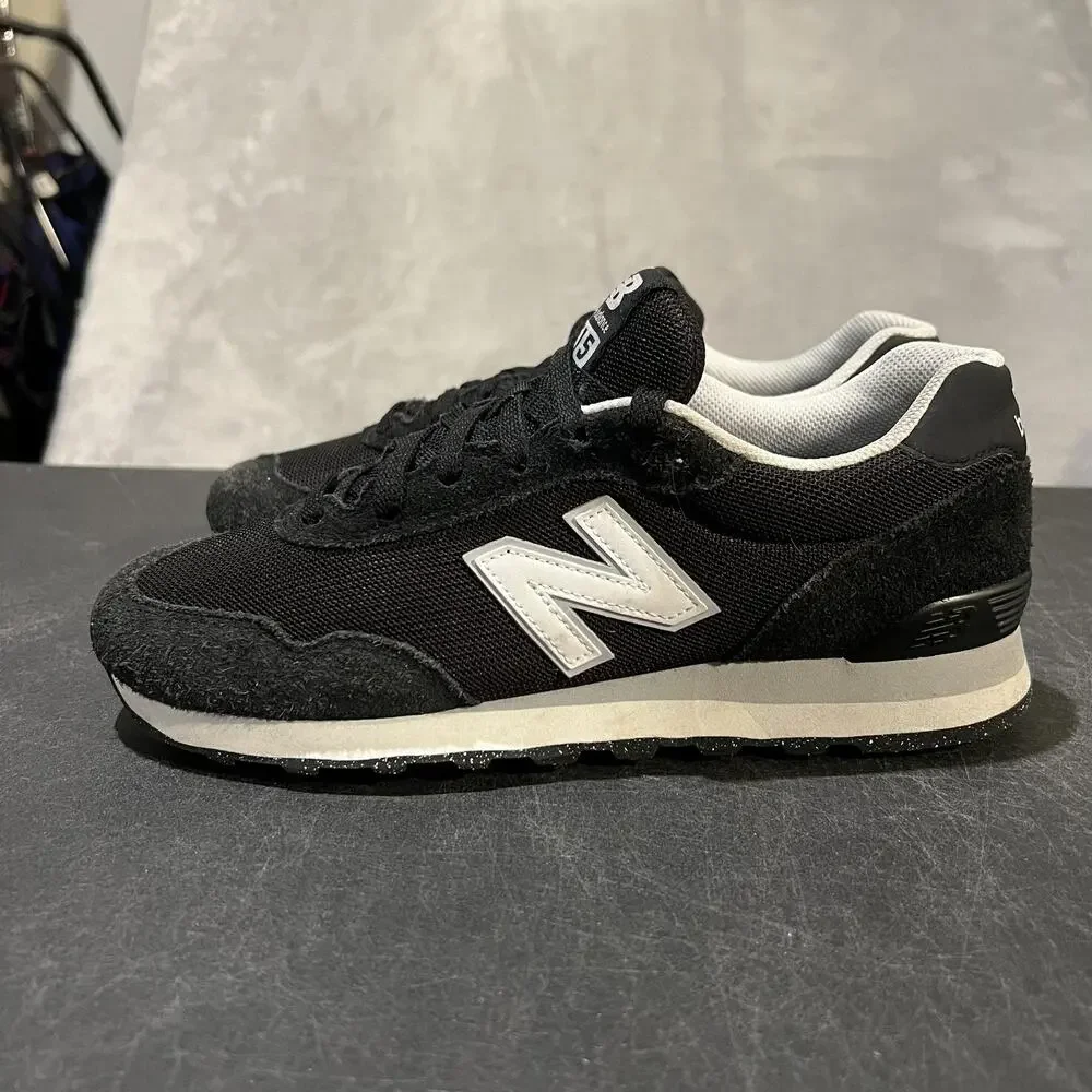 New Balance 515 Shoes Mens Size 8 D Black Low Top Athletic Sneakers ML515V2LK